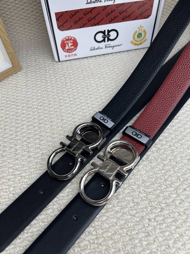 Product Name: Ferragamo Original P200 Material: 100% top-grain cowhide belt, gua