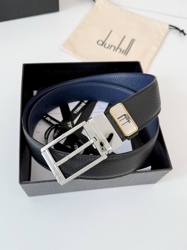 Product Name: Dunhill Original Single-Piece Belt with Pin Buckle P210 Model: Pin