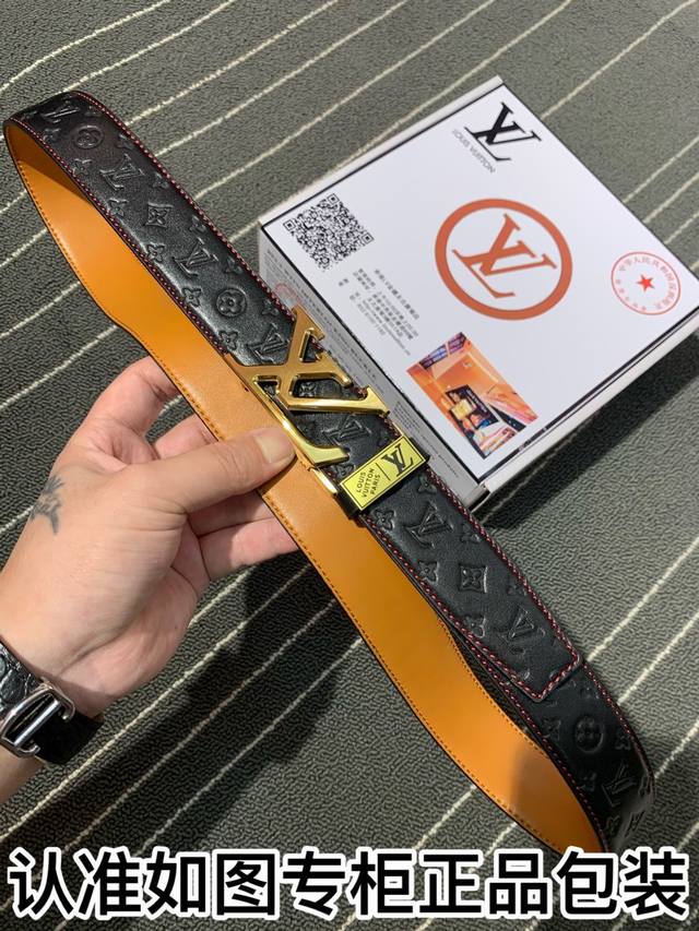 Belt: Louis Vuitton Automatic Buckle P200 Belt: 100% top-grain cowhide, automati Belt: Louis Vuitton Automatic Buckle P200 Belt: 100% top-grain cowhide, automati