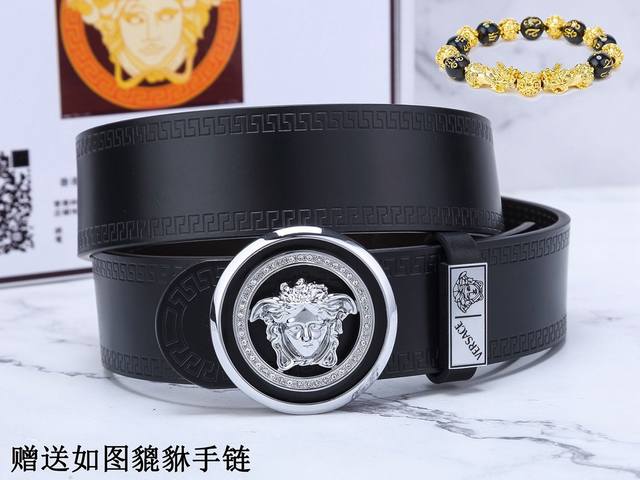 Belt: Versace P210 original . Made of 100% top-grain cowhide, guaranteed genuine