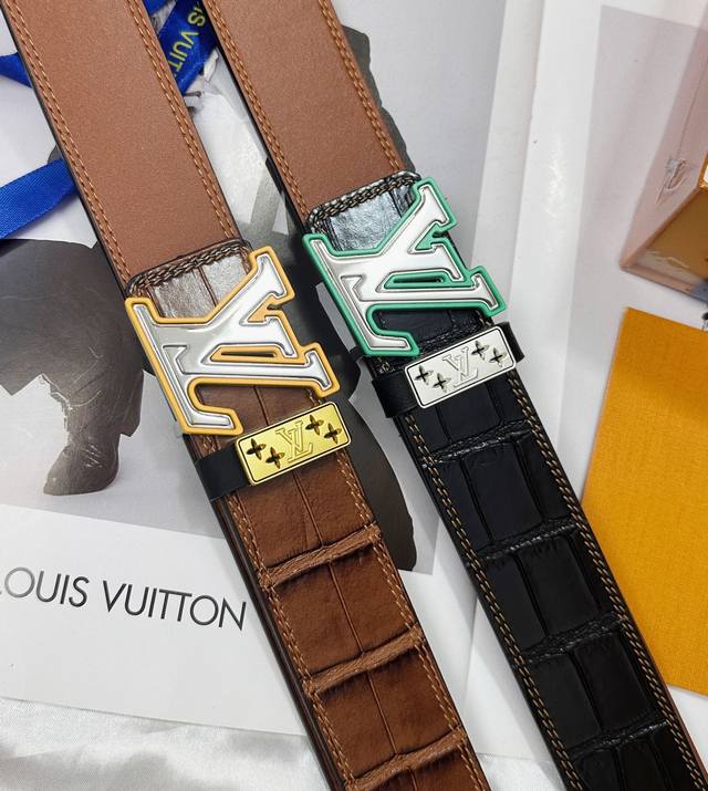Belt: Louis Vuitton top-tier replica, P210. Belt: 100% imported original top-gra