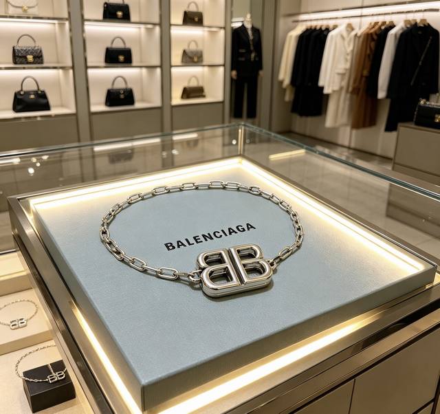 P120. Authentic Balenciaga bracelet, brand new, identical to those in boutiques.