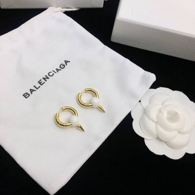 P70 Original Balenciaga new style earrings, identical to those in boutiques, mad