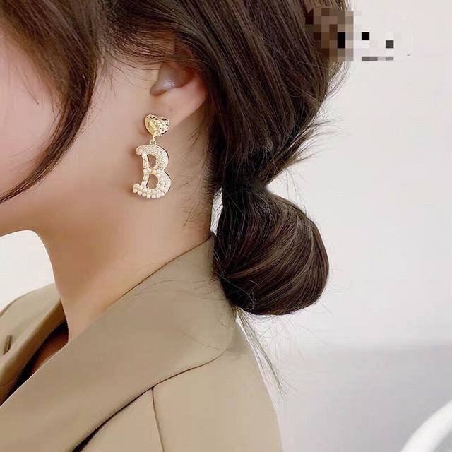 P70 Original Balenciaga Earrings - New Arrival, Same Style as Boutique, Brass Ma