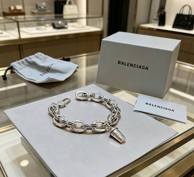 P120. Authentic Balenciaga bracelet, brand new, identical to those in boutiques.