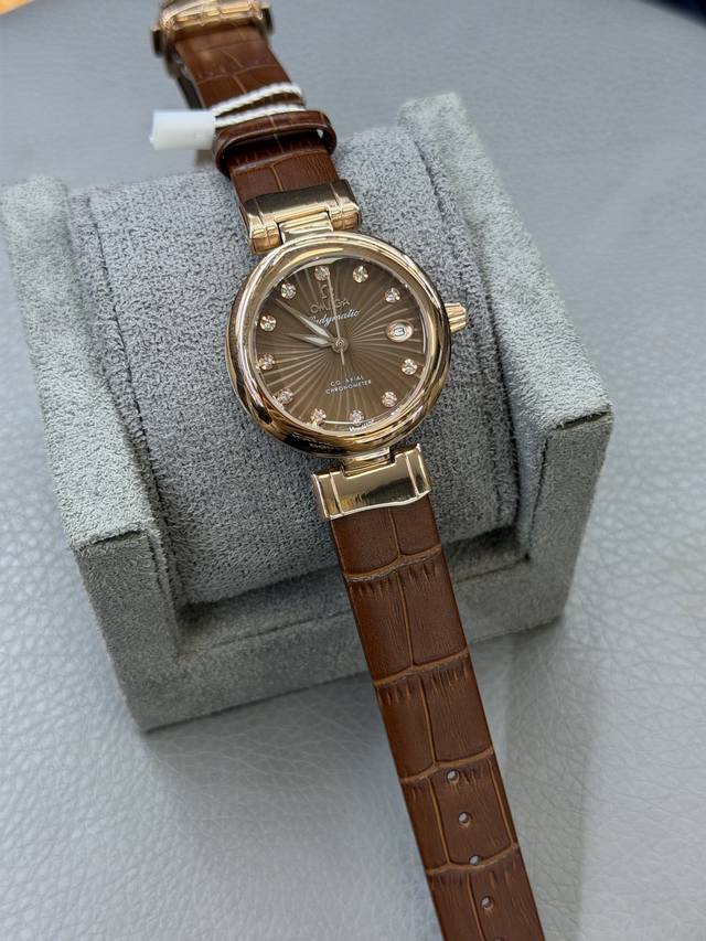 440独家实拍图 欧米茄 女士腕表，电池机芯！ Omega Battery Movement