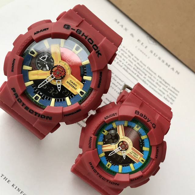 230 Casio couple's watch, so beautiful! Casio couple's style! Men's size 52mm di