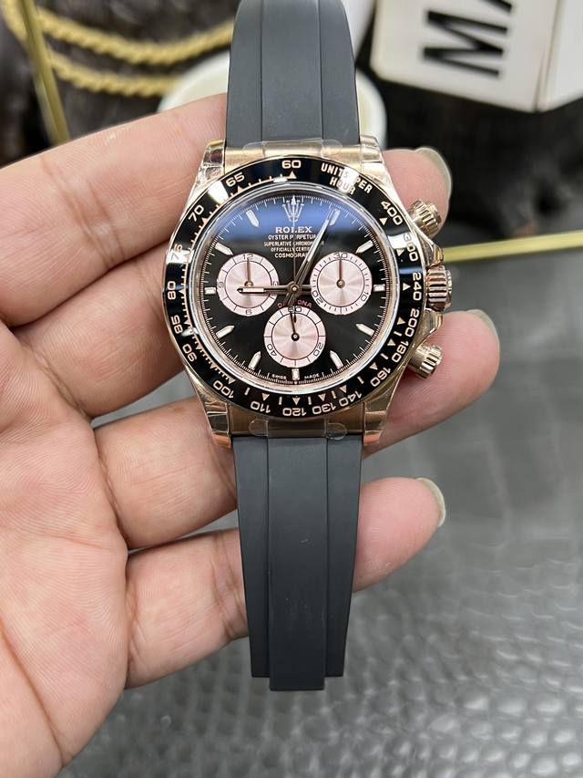 1630C1 Rolex Daytona series 40MM rose gold Daytona equipped with Shanghai 7750 f 1630C1 Rolex Daytona series 40MM rose gold Daytona equipped with Shanghai 7750 f