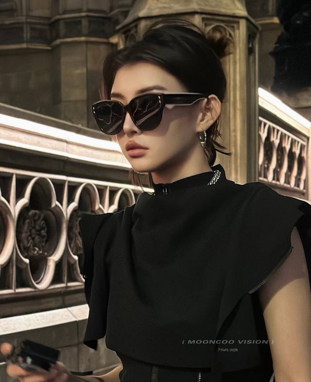 p80 Gucci-偏光太阳镜 开春新款 潮流爆款 时尚圆框偏光太阳镜 高品质 佩戴舒适 网红潮款墨镜 女士高清偏光太阳镜 高品质Tr镜框 型号：G1907