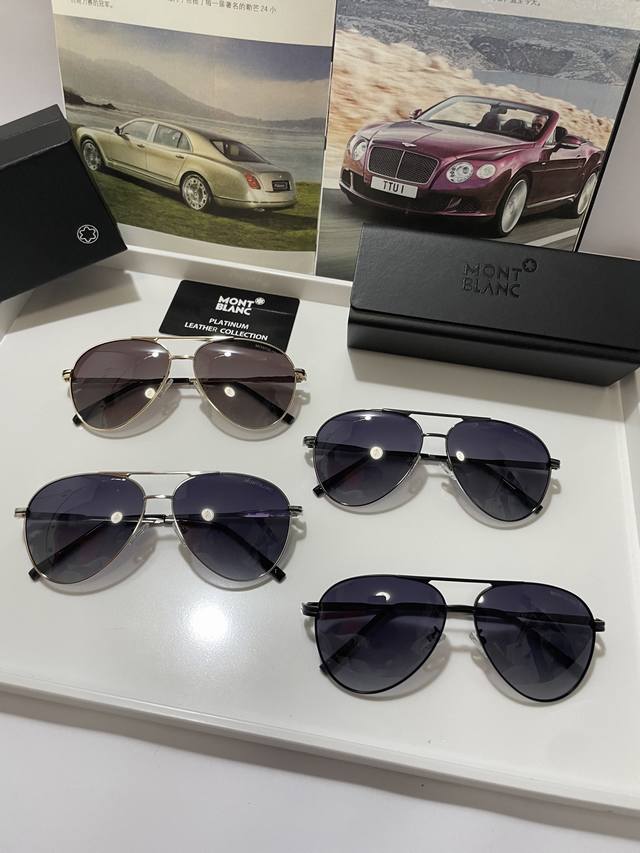 100. New Montblanc: Original quality men's and women's polarized sunglasses. Mat