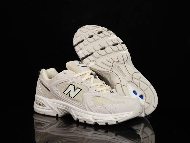 终端特价120 极致性价比 New Balance Nb530 新百伦复古透气跑步鞋 抛弃过往以皮革为主的人气轮廓 以极具复古风范的跑鞋外观呈现 设计上全鞋以简