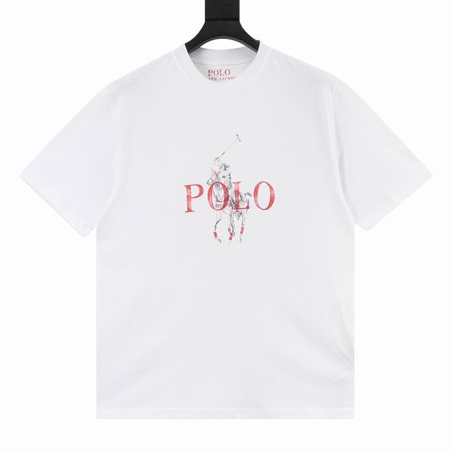 p160 Ralph Lauren 拉夫劳伦 胸前战马印花圆领短袖 拉夫劳伦圆领短袖 原单品质 正品一比一打版复刻 采用 26支食毛精梳纯棉面料 有做手感工艺