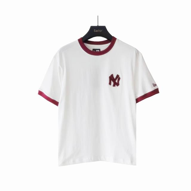 140 实拍细节图+尺码表 Mlb 洋基队 3D立体毛巾刺绣小标T恤 1 胸前Ny：立体到能防身！ 不是普通印花！是 3D毛巾绣 ！ 立体程度堪比“苍蝇站上去得