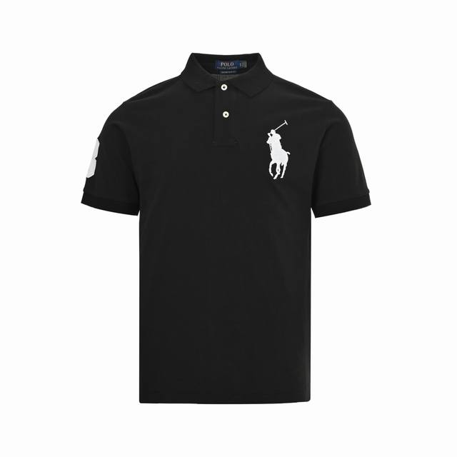 180 Ralph Lauren 拉夫劳伦 大标刺绣polo短袖 纯棉珠地棉面料经典款polo衫，经典系列，图案装饰让商务休闲风增添了经典的色彩，整体高级简单大