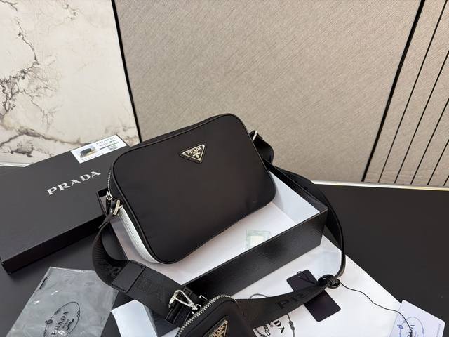 p200 Prada X Adidas Prada x Adidas Saffiano Nylon 2-in-1 Shoulder Bag/Crossbody
