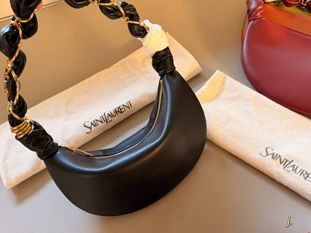 360 No box Size: Top width 28*14Cm Small YSL New Amalia Hobo Handbag Eye-catchin