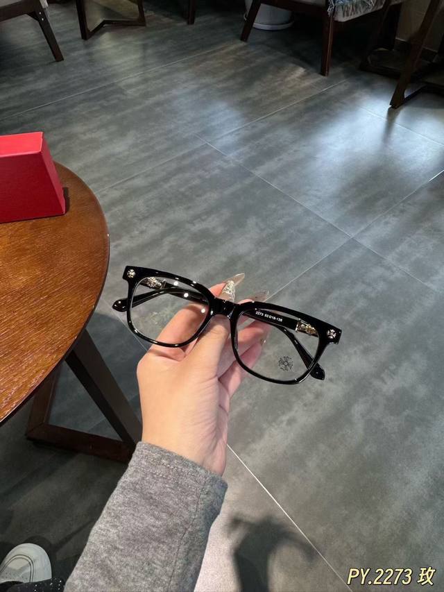 250 Full set of official packaging, 15 New super popular Chrome Hearts optical g