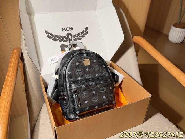 250 Mcm Classic Mini Backpack Perfect Match, Excellent Quality Size: 23