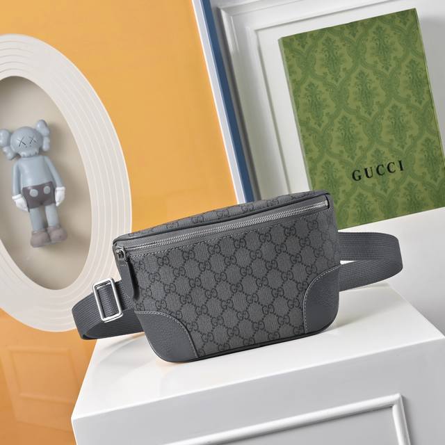 230 Gift Box Packaging Gucci Emblem Series Men's Chest Bag/Waist Bag - A timeles