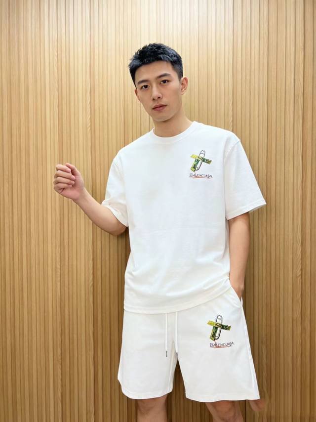 可拆卖 上衣p160 短裤p180 Bal*巴黎世家 Ss26早春夏款休闲套装 贸易公司渠道订单，海外精品独家限定发售，经典即永恒，入手绝对值的！不用想怎么搭配