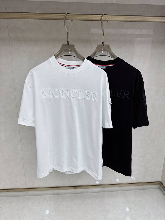 p230 Moncler 2026 Spring/Summer High-End Custom T-Shirt Core Fabric: Peruvian Im