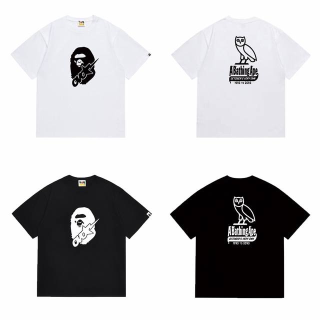 Y141 p100 区别市场通货 A Bathing Ape 猿人头系列 字母Logo迷彩印花 圆领短袖T恤 邂逅醒目经典元素碰撞时尚火花，R标加持更显独特态度
