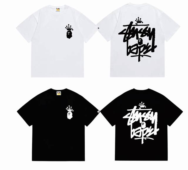 Y129 p100 区别市场通货 A Bathing Ape 猿人头系列 字母Logo迷彩印花 圆领短袖T恤 邂逅醒目经典元素碰撞时尚火花，R标加持更显独特态度