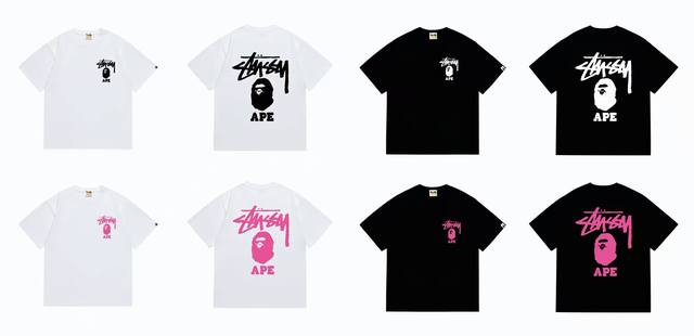 Y128 p100 区别市场通货 A Bathing Ape 猿人头系列 字母Logo迷彩印花 圆领短袖T恤 邂逅醒目经典元素碰撞时尚火花，R标加持更显独特态度