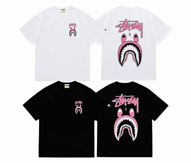 Y118 p100 区别市场通货 A Bathing Ape 猿人头系列 印花圆领短袖T恤 邂逅醒目经典元素碰撞时尚火花，R标加持更显独特态度。采用32支280