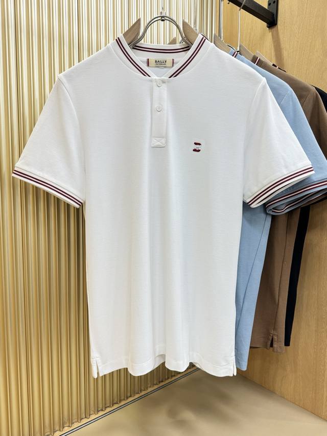 p280 Bally 顶级品质 2025款新品短袖！精选顶级原版面料，手感柔软。顶级进口私货，时尚设计潮流短袖，不失奢华 品质毋庸置疑 上身效果超赞，奢华官网同