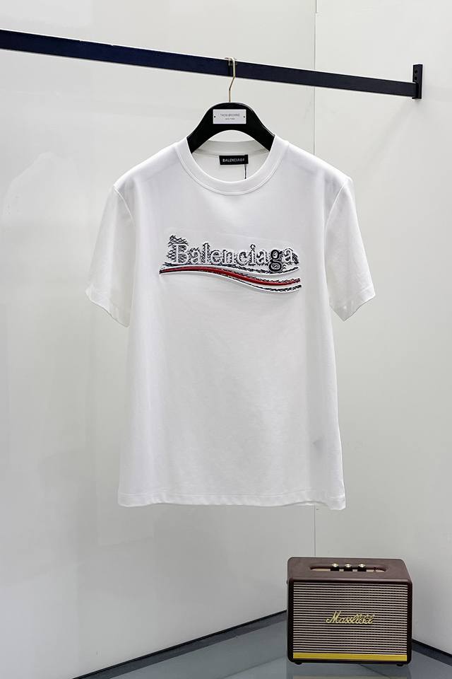 p170 Balenciaga 2026Ss马年贺岁款春夏精品短袖T恤 官网同步 高端品质 定制顶级纯棉面料，顶级大厂1:1制作，时尚大牌重工艺Logo设计，手