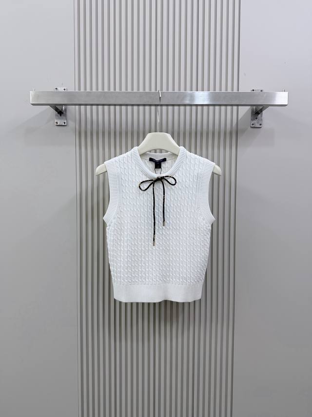 p290 驴家 26Ss新款Monogram Resort系列 抽绳针织衫纯色 背心 女款 码数：S.M.L.