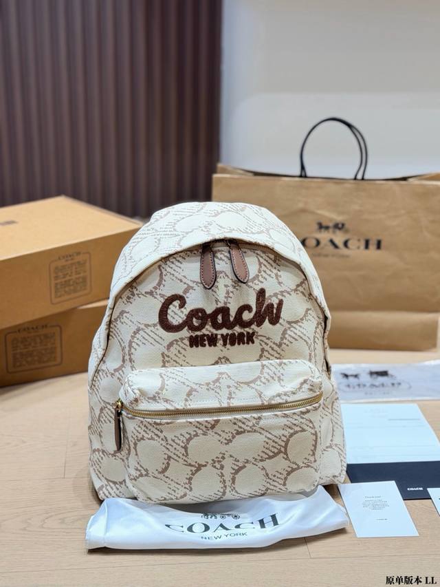 Original Version p250 Coach Denim Backpack This Coach denim backpack features b
