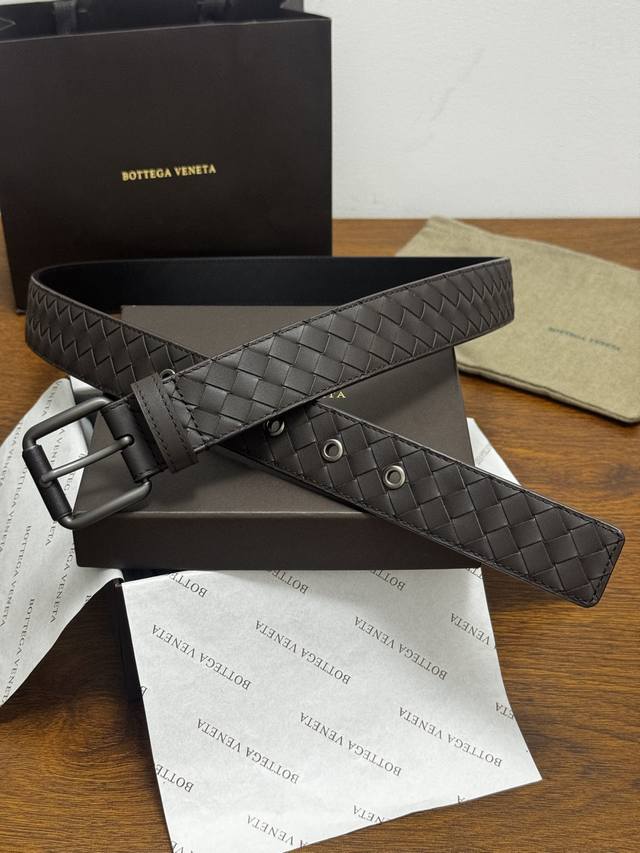 250 -- Bottega Veneta 3.5cm Color: Coffee Calfskin Leather Hand-woven A new clas