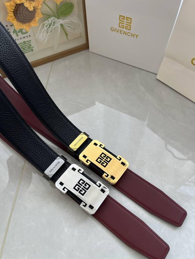 : Givenchy Original Single Belt, P210 Material: 100% Top Layer Cowhide Leather,