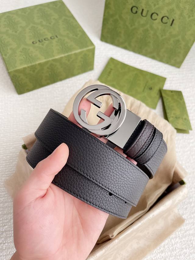 p180 Comes with a full Gucci gift box. 3.7cm high-quality double-sided top-grain
