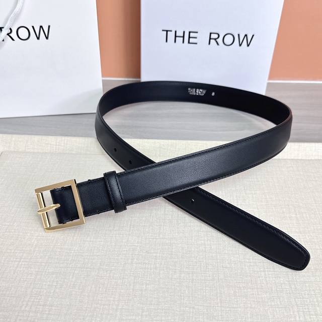 190 The Row 3.0cm belt, top-grain cowhide, length: 75.80.85.90.95.100.105.110 Eu