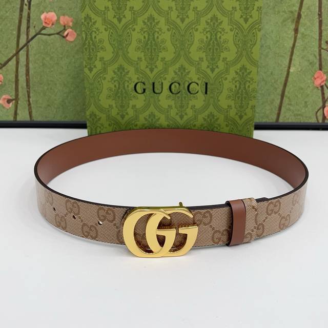 180--Gucci 3.5cm Classic Double G Belt | A Wardrobe Essential! This belt is a li
