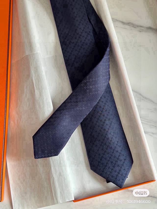80, with packaging, new Hermes men's diamond H-pattern tie series is now availab 80, with packaging, new Hermes men's diamond H-pattern tie series is now availab