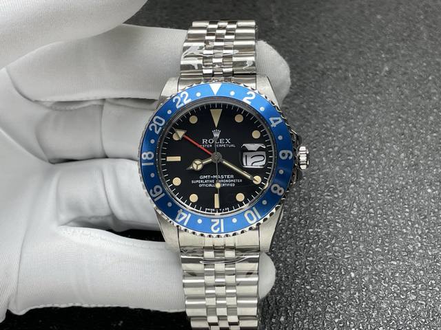 1690Wm 劳力士 Rolex 复古Gmt 复古格林尼治型系列 新圈口 2836 机 Wm匠心之作，小试牛刀，引发又一波强烈的复古味道，诚意推荐：劳力士复古格
