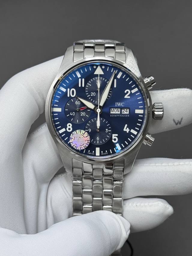 2800 IWC Pilot's Watch Series! 43mm! Chronograph movement