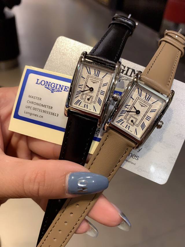 340 专柜同步 升级版 加量不加价 浪琴超好看的小红表浪琴-Longines戴卓维纳系列 精致两针半女士腕表 搭配精准进口石英机芯 316精钢表带 直径33*
