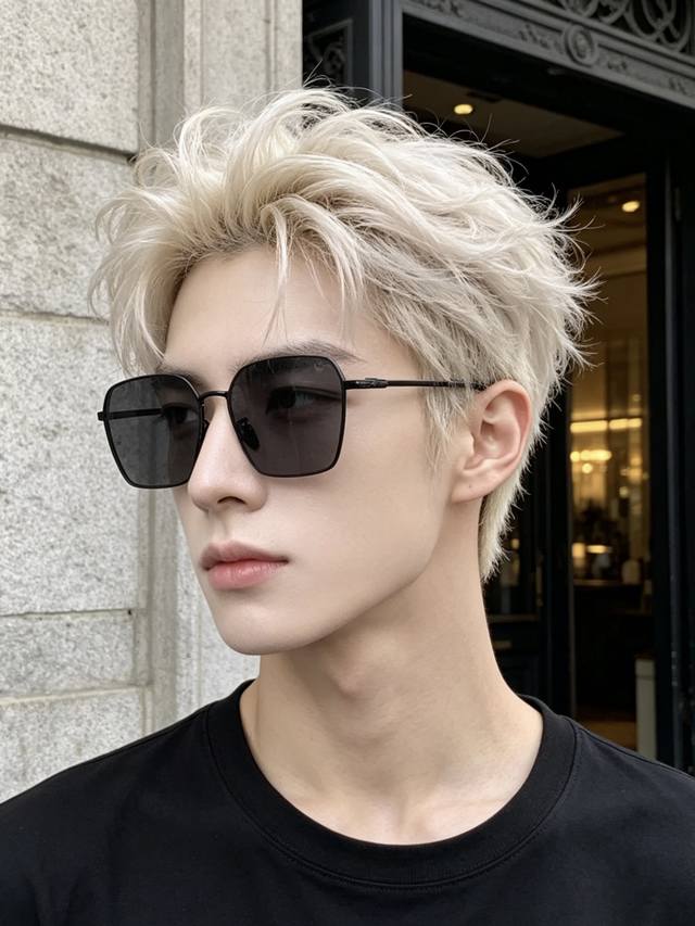 p120 Gucci 男款炫彩飞行员偏光太阳镜 材质：高清尼龙加厚卡槽高清偏光镜片 无边框镜架颜型号：G6881