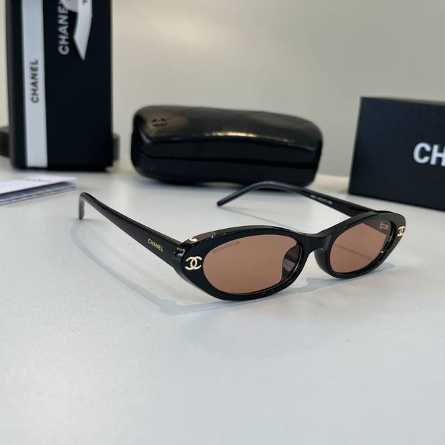 90￥p Chanel新款香奈儿网红爆款猫眼太阳镜，遮阳修饰脸型神器