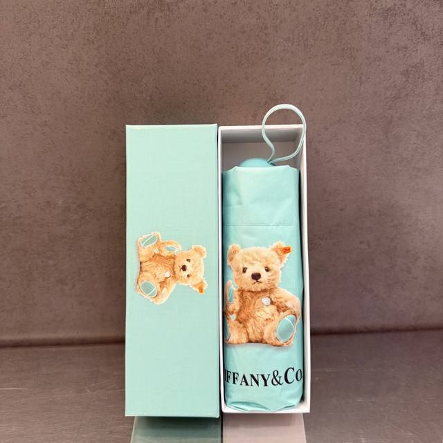 p70 Tiffany 蒂芙尼 新款 五折 折叠晴雨伞 时尚原单代工品质 细节精致 看得见的品质 打破一成不变 色泽纯正艳丽！