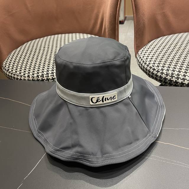 p80 Celine women's summer sun protection hat, wide brim, outdoor UV protection f p80 Celine women's summer sun protection hat, wide brim, outdoor UV protection f