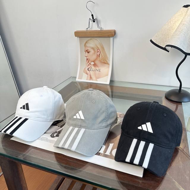 50 Adidas trendy baseball cap. Simple and casual style, this baseball cap is you