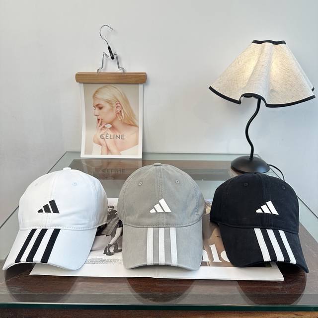 50 Adidas trendy baseball cap. Simple and casual style, this baseball cap is you