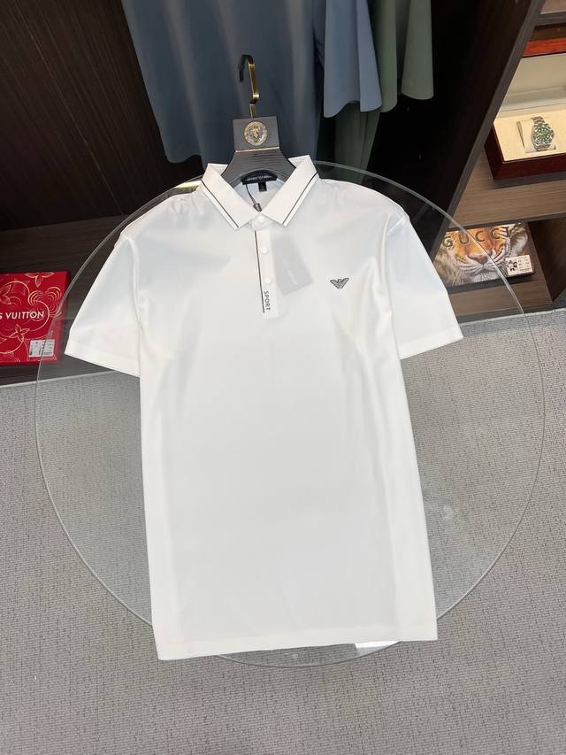 230 Armani 2026 Summer New Men's Collared Olo Shirt, unlocking Italian elegance. 230 Armani 2026 Summer New Men's Collared Olo Shirt, unlocking Italian elegance.