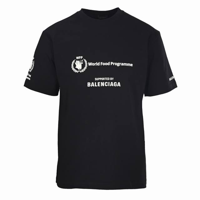 160 高版本 Balenciaga巴黎世家Blcg Wfp二代联名粮食印花短袖T恤 正品3834购入开发,21支双股巴黎棉240克,1*1精梳棉罗纹300克, 160 高版本 Balenciaga巴黎世家Blcg Wfp二代联名粮食印花短袖T恤 正品3834购入开发,21支双股巴黎棉240克,1*1精梳棉罗纹300克,